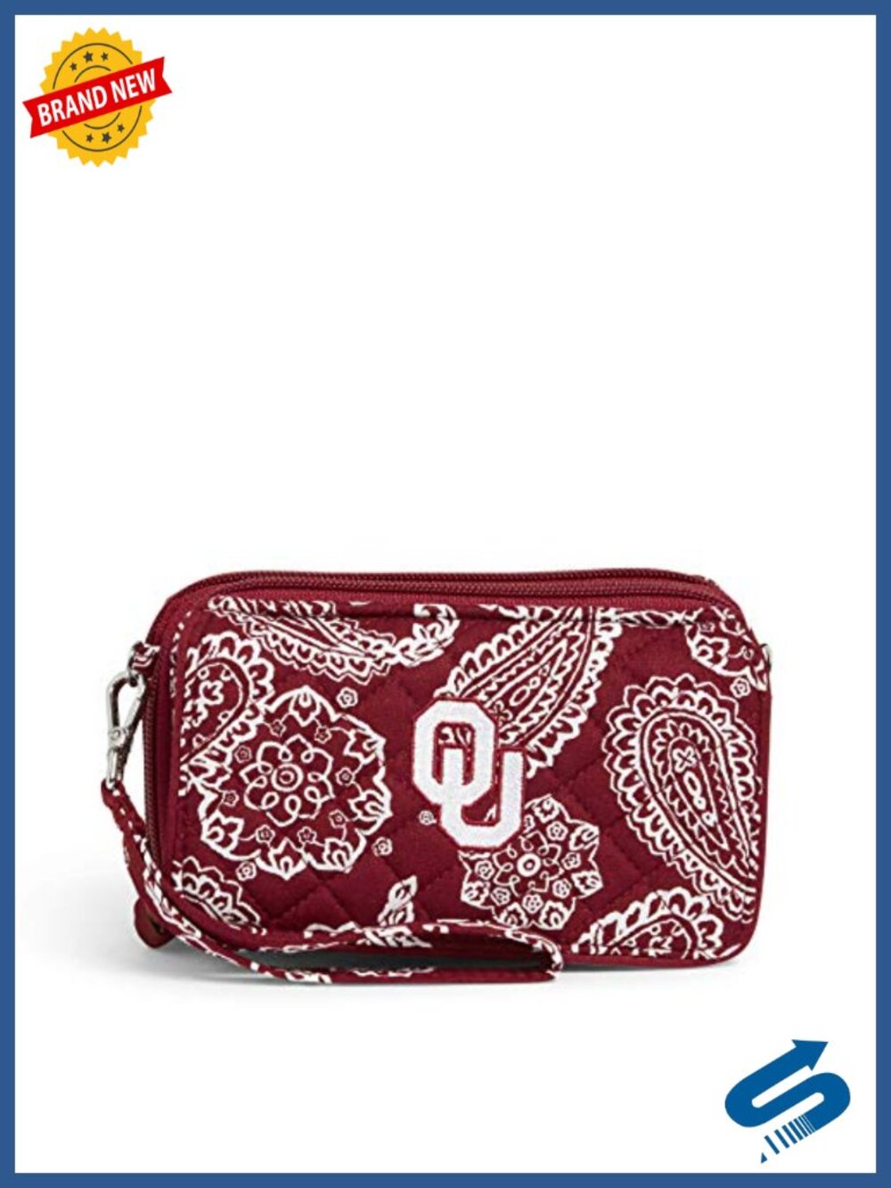 Vera Bradley Cotton Collegiate All-in-One RFID Crossbody Purse